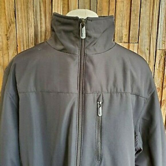 Tumi T-Tech Jacket Water Resistant Packable Softshell Windbreaker Black Sz XL - Picture 4 of 10